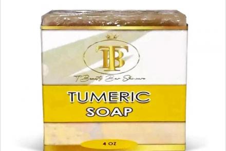 Our 4.OZ  Tumeric  soap bar is great for person who are suffering from  Acne , Dark Spots   
